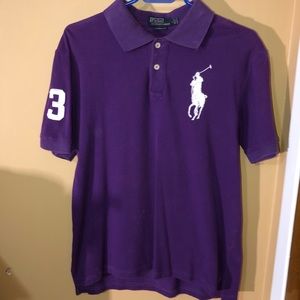 *POLO BY RALPH LAUREN* Purple polo classic fit